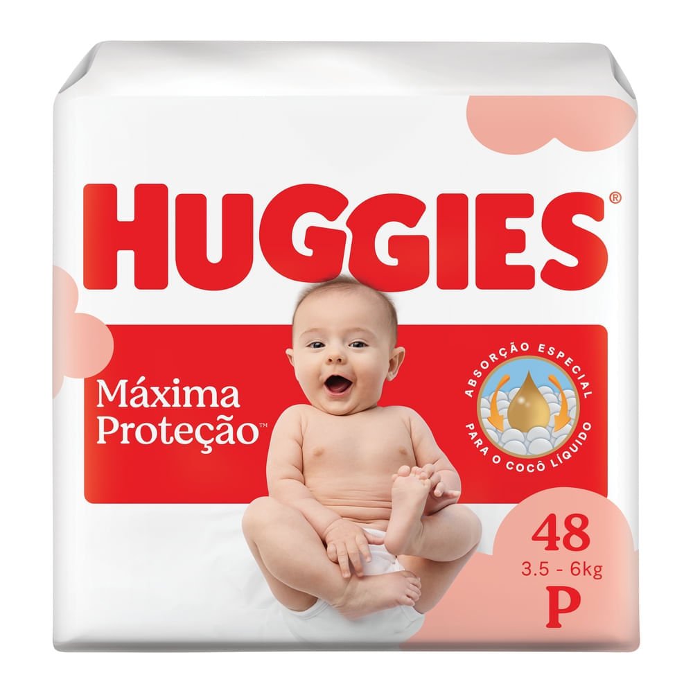 Huggies Fralda P 48 Unidades