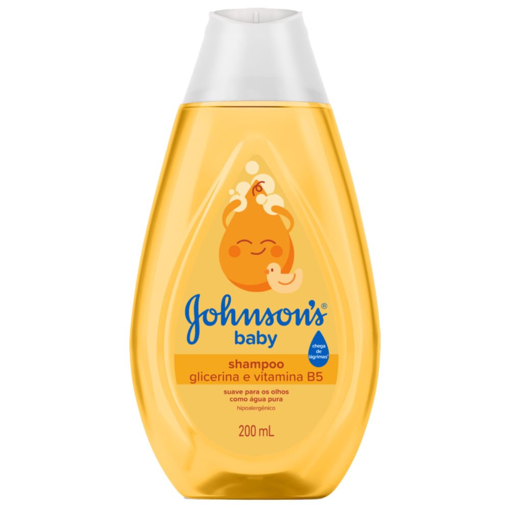 Shampoo para Bebê JOHNSON'S Baby de Glicerina 200ml